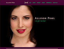 Tablet Screenshot of allisonpohl.com